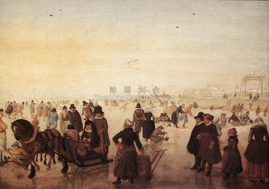 Ice Scene - 亨德里克·艾弗坎普